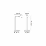 Eyes LED Small Table Lamp 6W 3000K - Sand Black