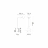 Eyes LED Wall Light 6W 3000K - Sand Black