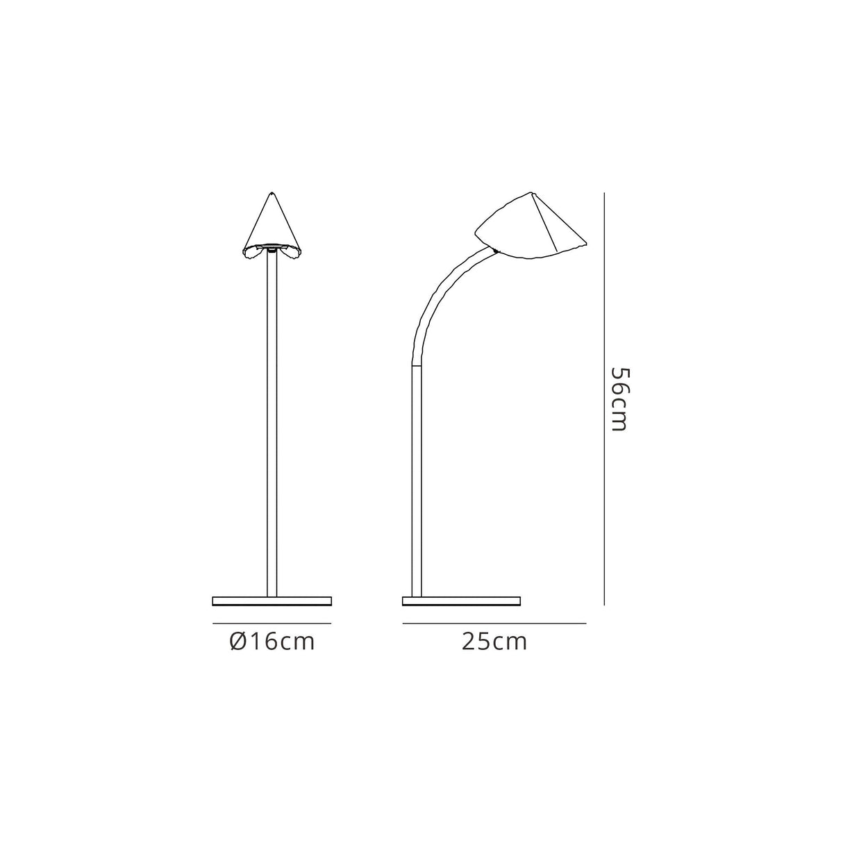 Capuccina Large LED 1 Light Table Lamp 8.5W 3000K - White