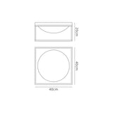 Desigual 3 Light Semi-Flush Ceiling Light - Matt Black