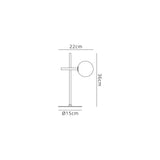 Cellar 1 Light Table Lamp - Black