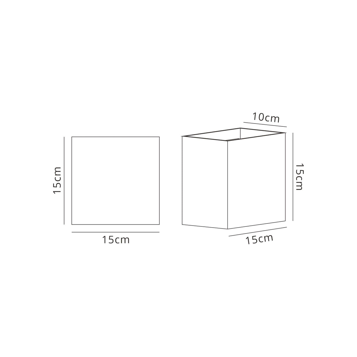 Davos Outdoor LED Wall Light 10W 4000K - Sand White