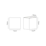Davos Outdoor LED Wall Light 10W 4000K - Sand Black