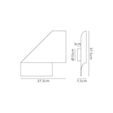 Luppi 1 Light Wall Light - White