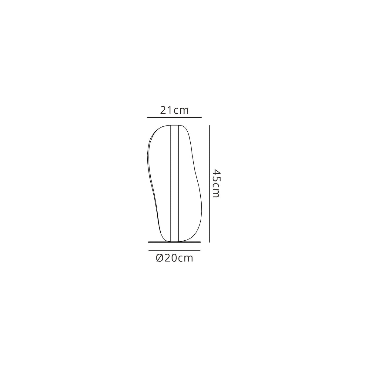 Bianca LED Table Lamp 15W 3000K - White