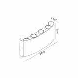 Arcs Outdoor LED Wall Light 8W 3000K - Sand White