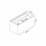 Davos Outdoor LED Wall Lamp 6W 4000K - White