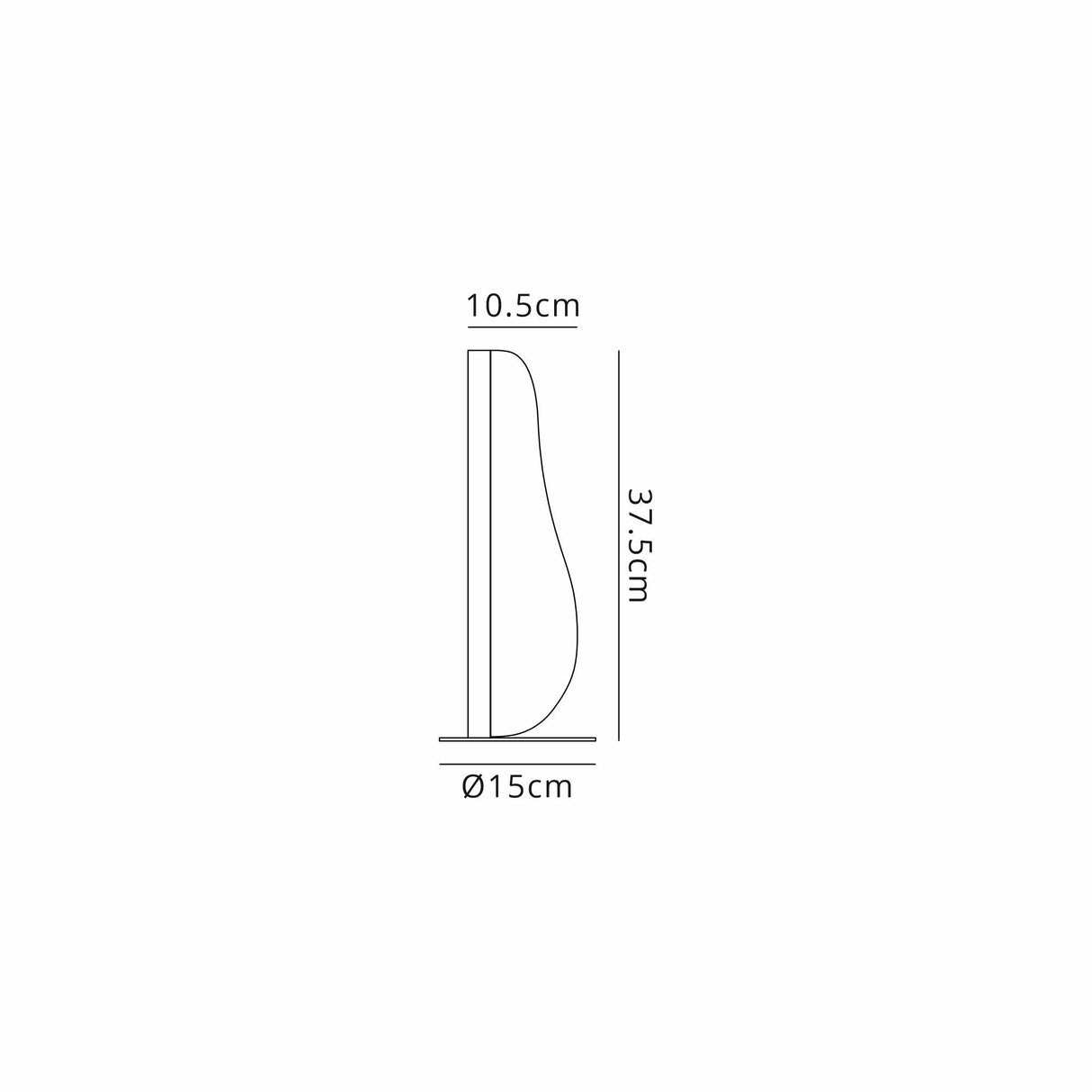 Bianca LED Table Lamp 12W 3000K - White