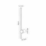 Tobago LED Wall Light 9W 3000K - Gold
