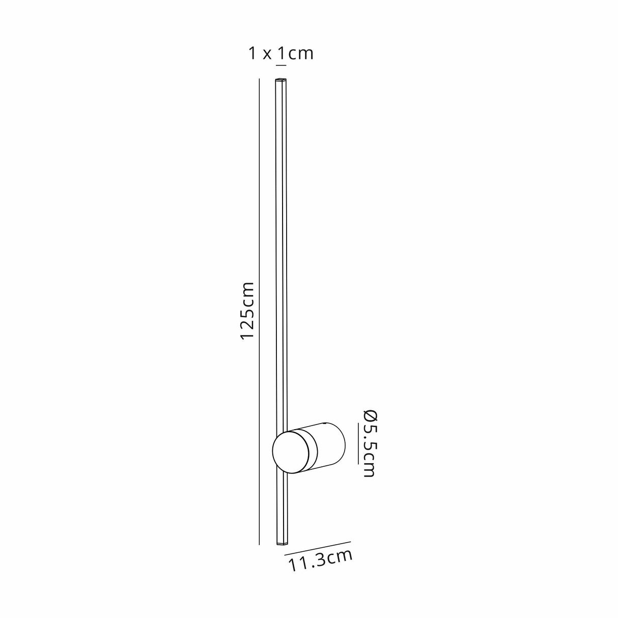 Tobago LED Wall Light 12W 3000K - Gold