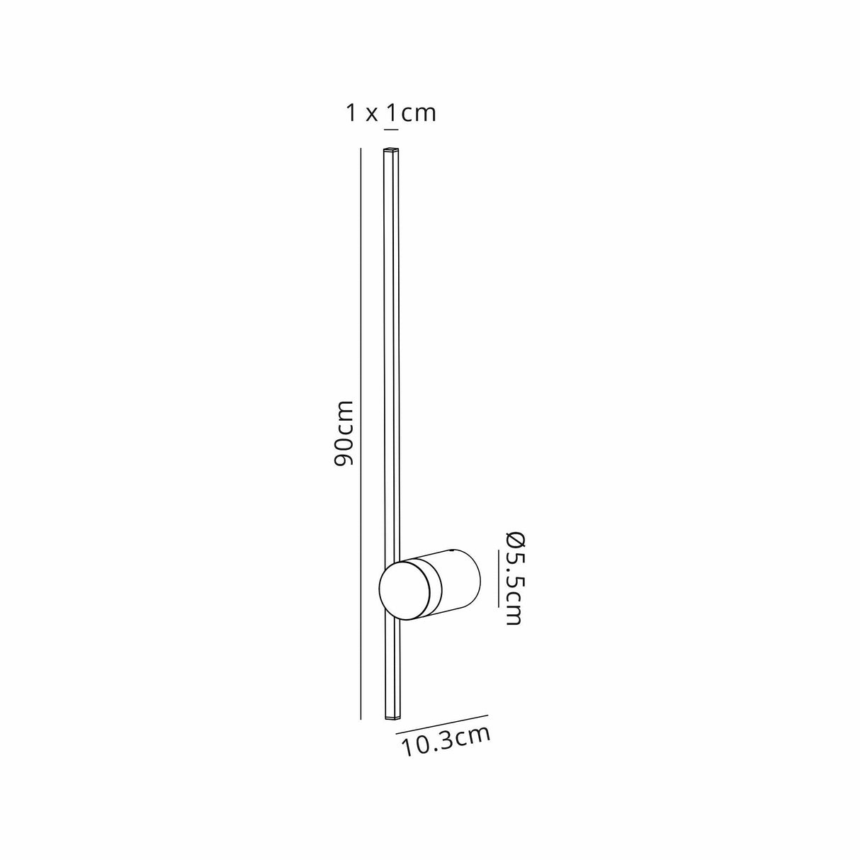 Tobago LED Wall Light 9W 3000K - White