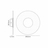 Venus LED Wall Light 18W 3000K - Black