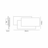 Tahiti XL LED Wall Light 36W 3000K - White