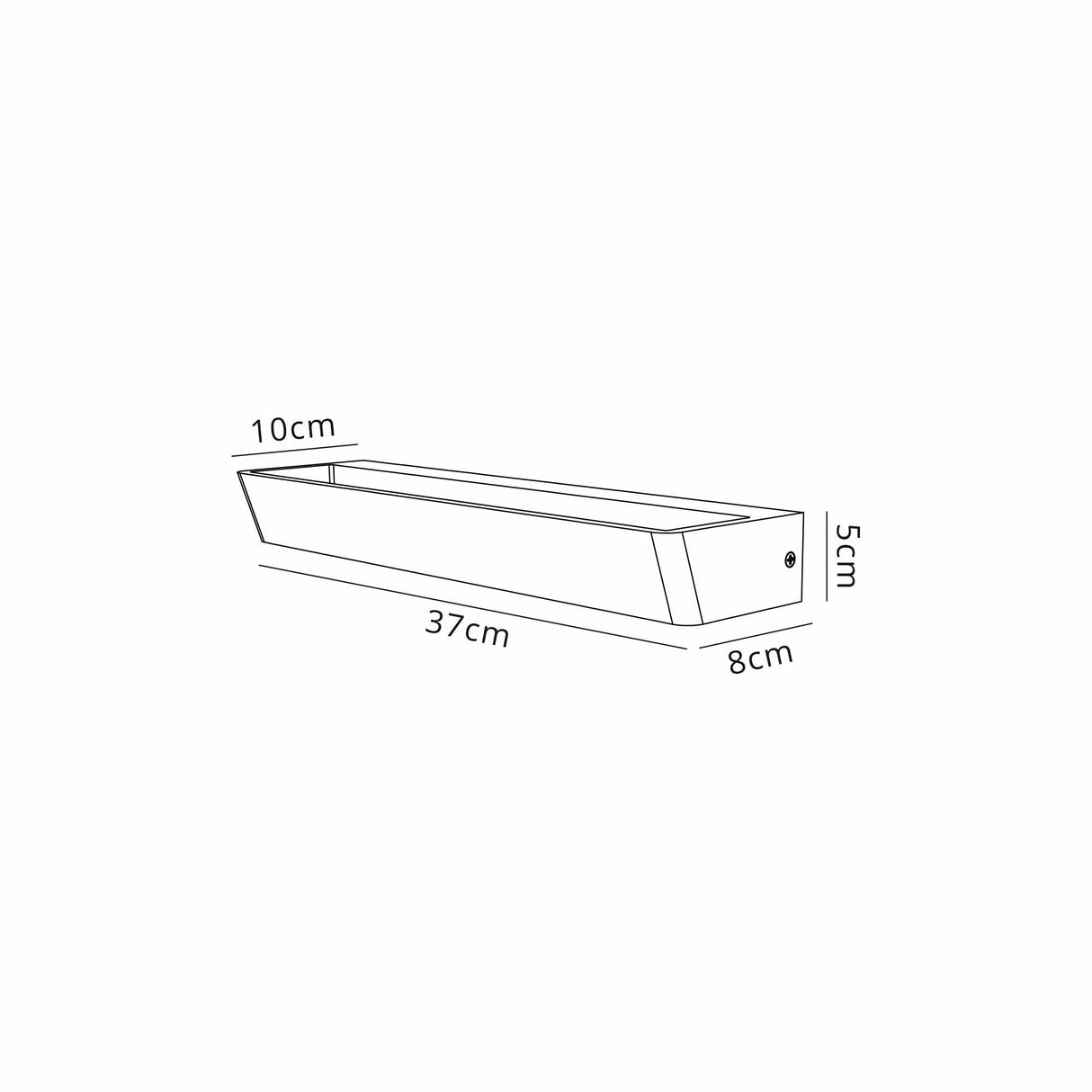 Altea Large LED Wall Lamp 30W 3000K - White