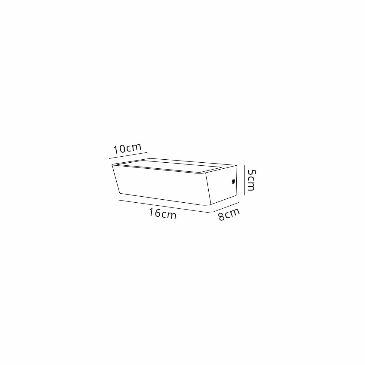 Altea Small LED Wall Lamp 15W 3000K - White