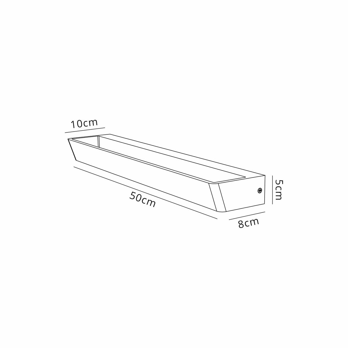Altea Extra Large LED Wall Lamp 40W 4000K - White
