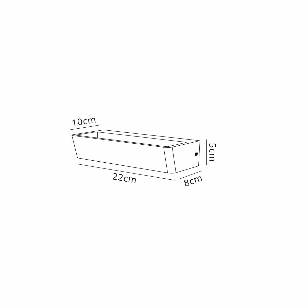 Altea Medium LED Wall Lamp 21W 4000K - White