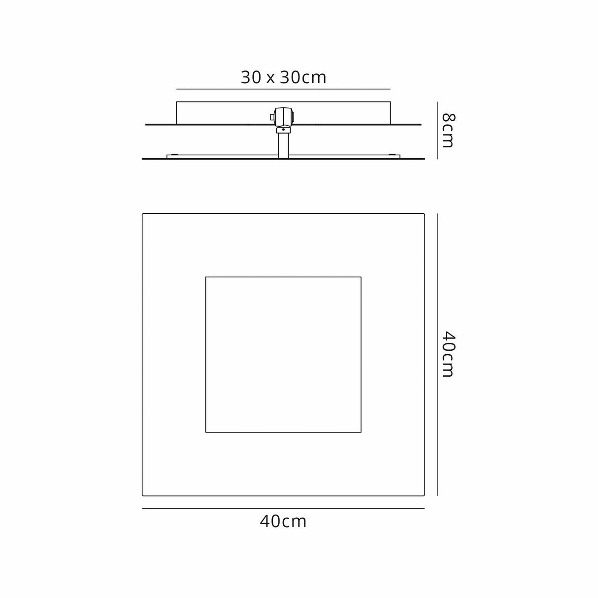 Dalia 40cm LED Wall Light 40W 3000K - Gold/Rust Brown