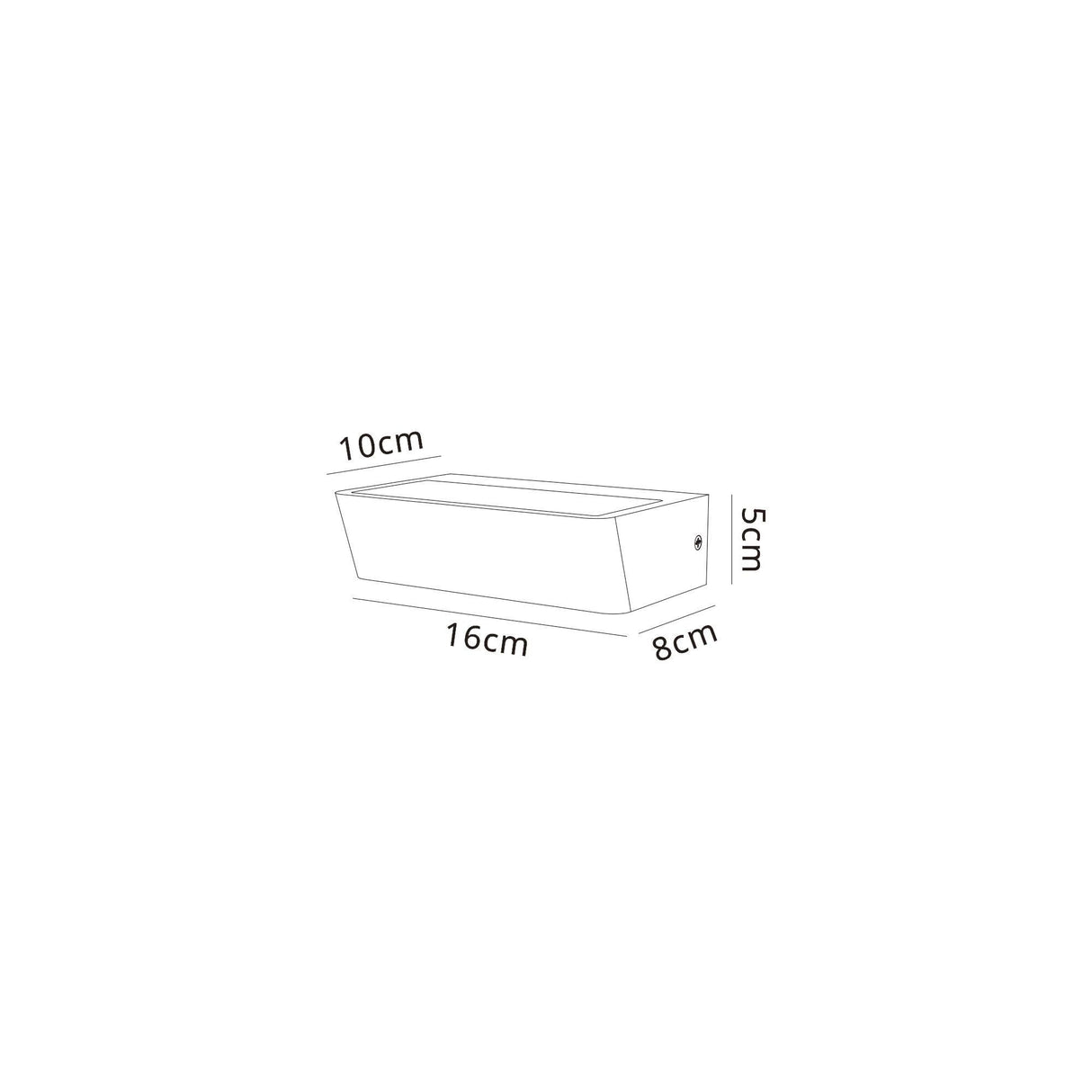 Altea Small LED Wall Lamp 15W 3000K - Black