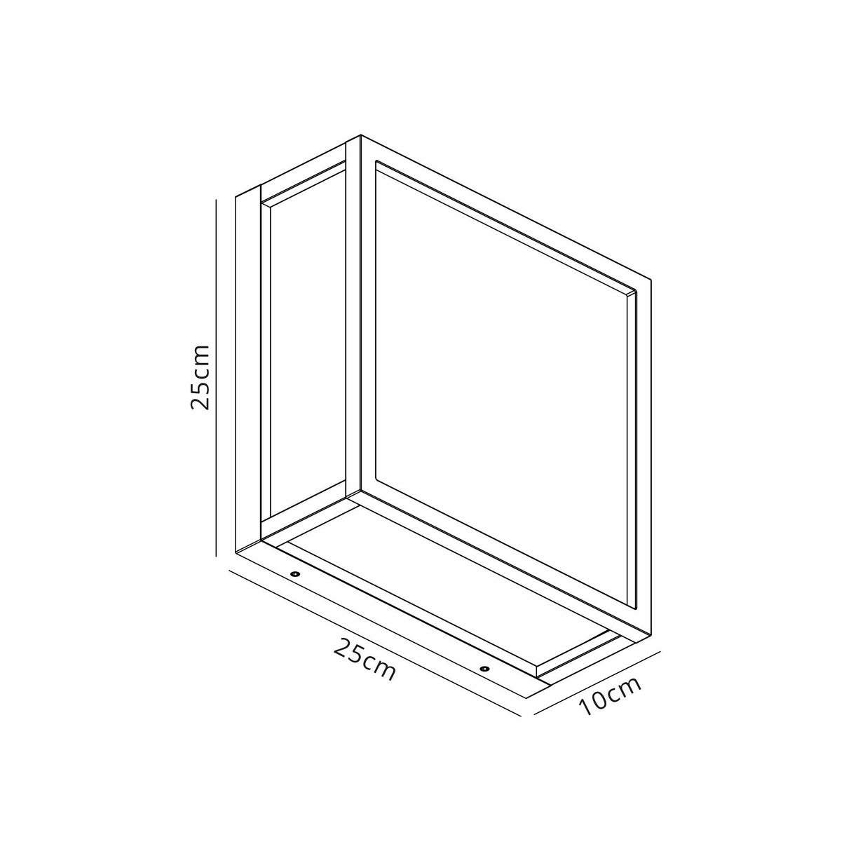 Utah 2 Light Outdoor Flush Ceiling Light - Graphite