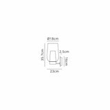 Nora 1 Light Glass Wall Light - Gold/White