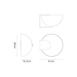 Oculo LED Large Table Lamp 12W 3000K - Satin Gold