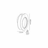 Toronto LED Wall Light 10W 3000K - Matt White