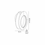 Toronto LED Wall Light 15W 3000K - Matt White