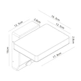 Cooper PIR Sensor Outdoor LED Wall Light 20W 3000K - Black