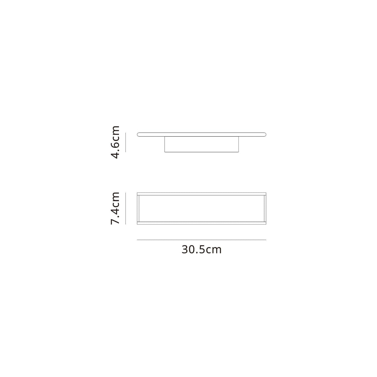 Nelson 30cm CCT LED Linear Wall Light 16W - White