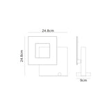 Dalia 25cm LED Table Lamp 18W 3000K - Gold/Marble White