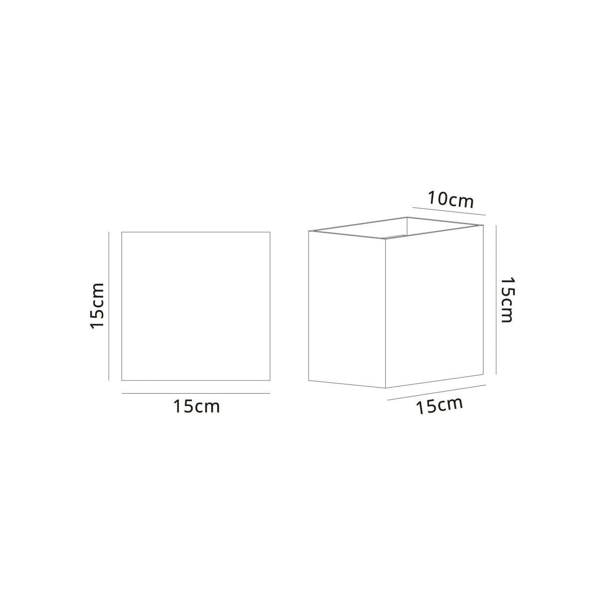 Davos Dimmable Outdoor LED Wall Light 10W 2700K - Black