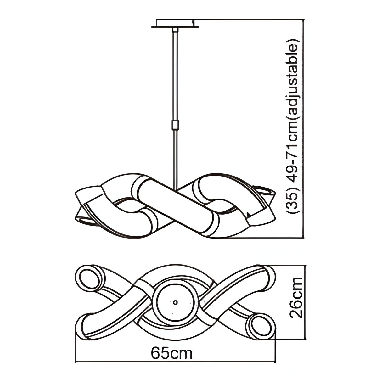 Niseko Ring CCT Dimmable LED Flush Ceiling Light With Remote Control 58W - Gold
