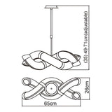 Niseko Ring CCT Dimmable LED Flush Ceiling Light With Remote Control 58W - Gold