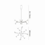 Adn 65.8cm LED Dimmable Suspension Light 72W 3000K - White