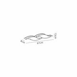 Sintesys Small 2 Light Wall Light - Polished Chrome