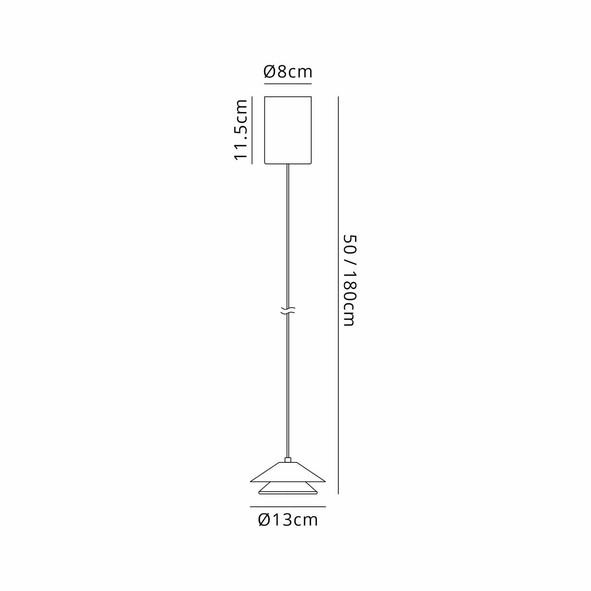 Piccola 13cm LED Pendant Light 5W 3000K - Orange
