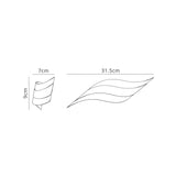 Tahiti Wave LED Wall Light 6W 3000K - Matt White