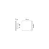 Bora 13cm Square LED Wall Light 6W 3000K - Matt White