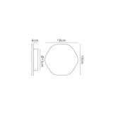 Bora 18cm Hexagonal LED Wall Light 12W 3000K - Matt White