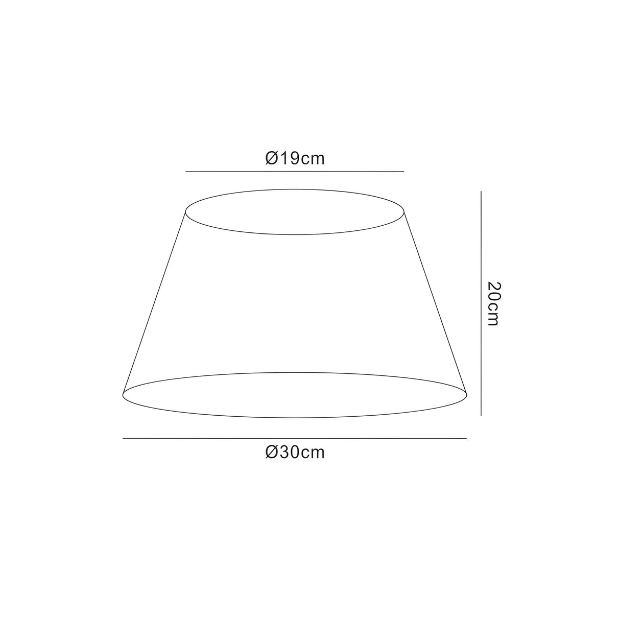 Silk String Lampshade - Red Wine, 19/30cm x 20cm