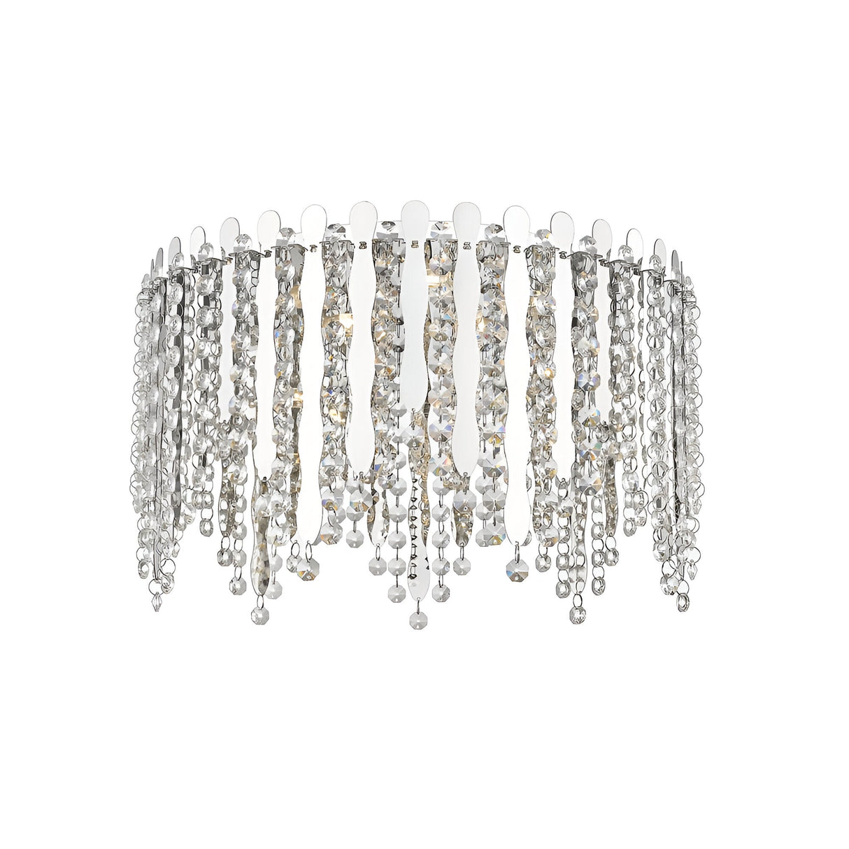 Oceans LED Crystal Small Flush Light 5W - Chrome