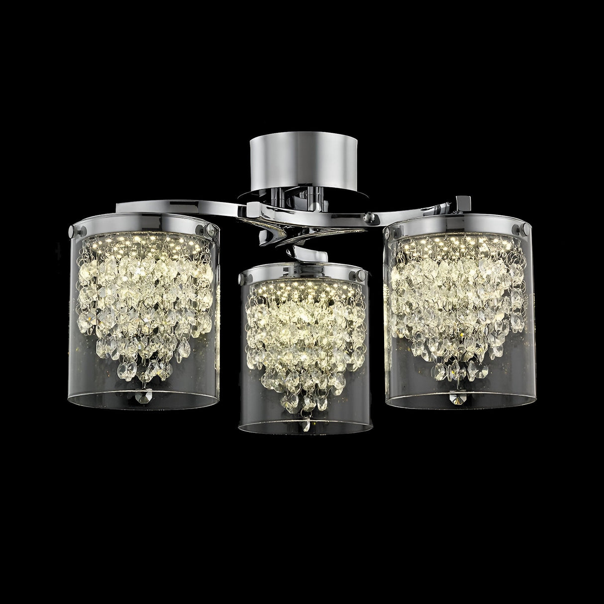 Floren LED Semi-Flush Light 6W - Chrome