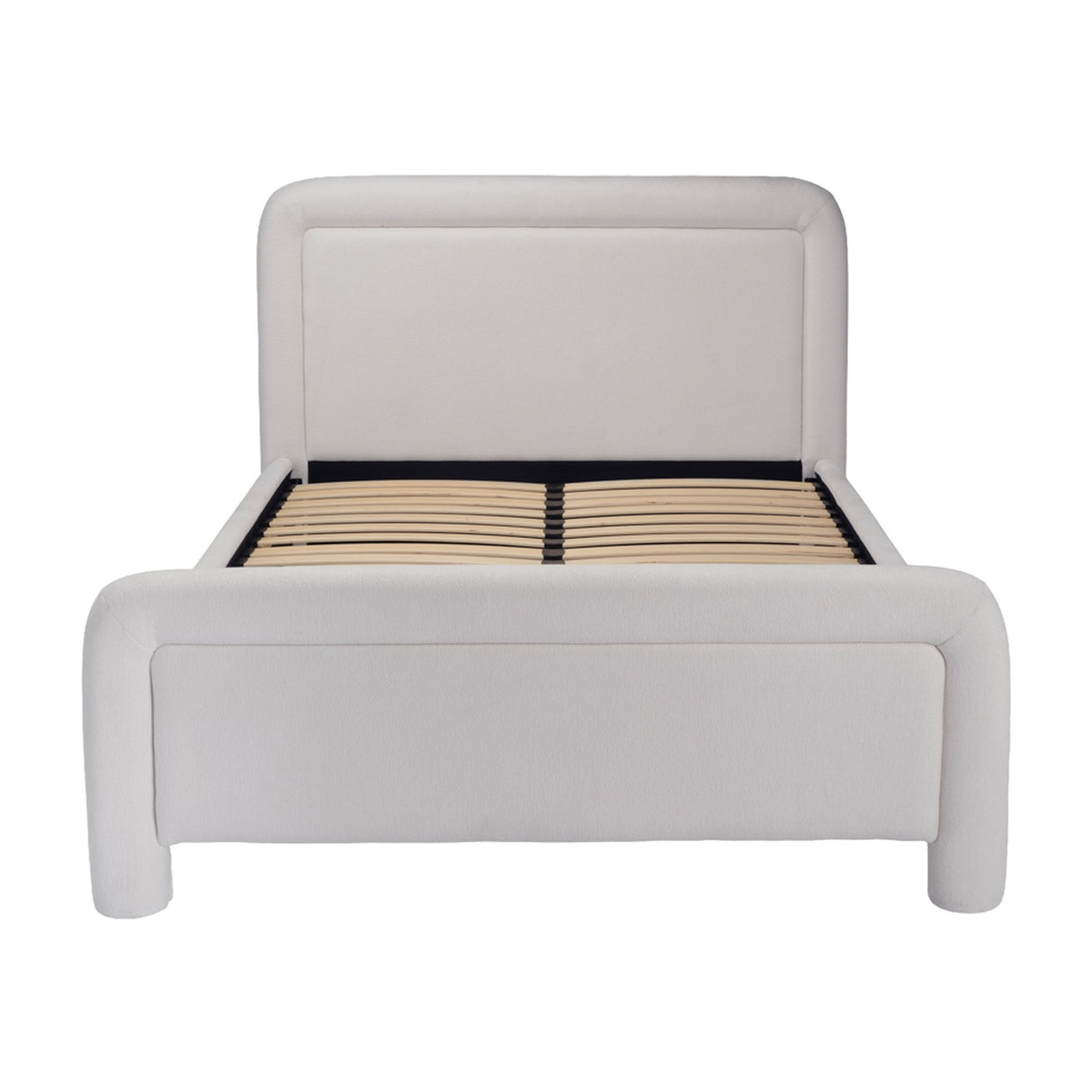 Leonnie King Size Bed Frame - Ghost