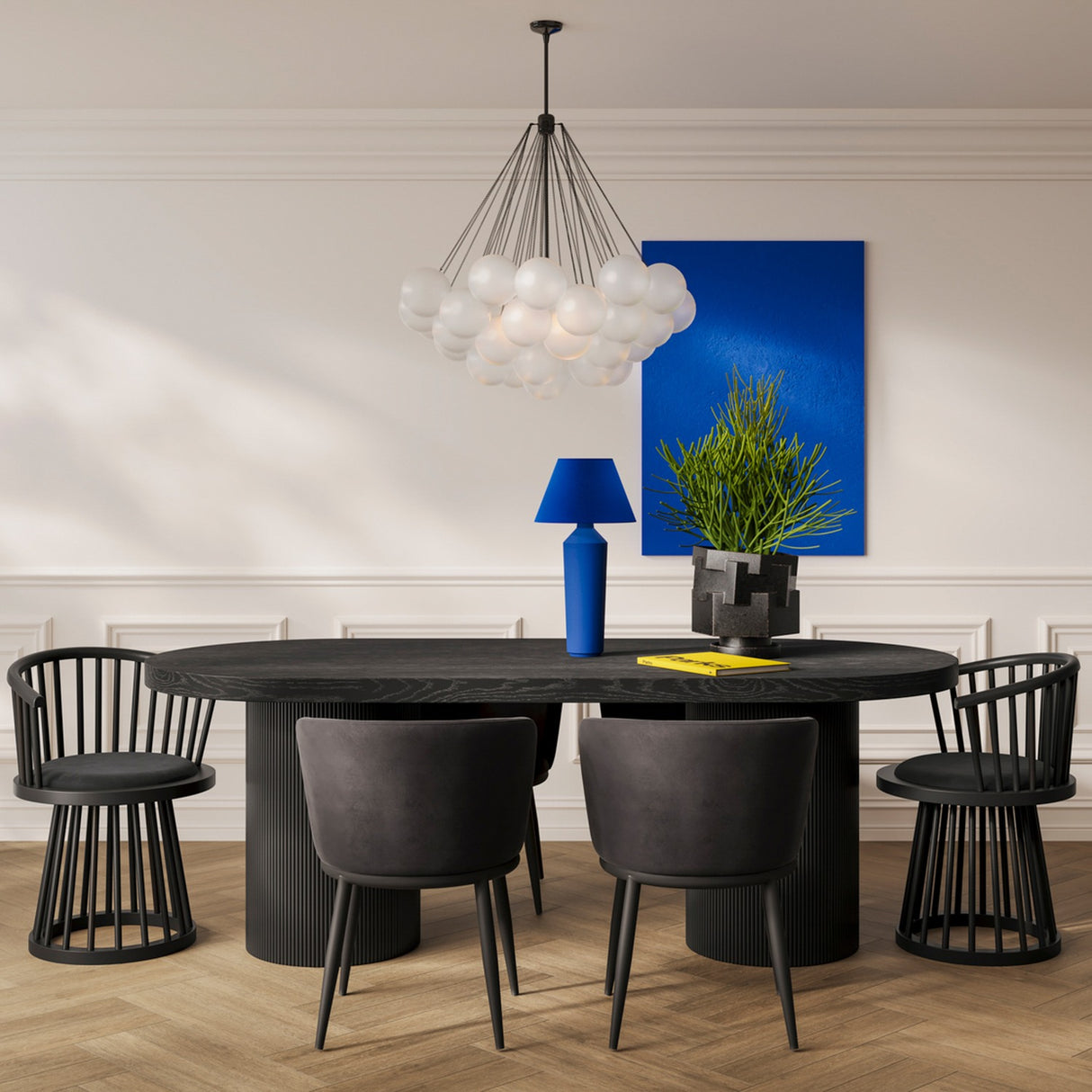 Lina Dining Chair – Black
