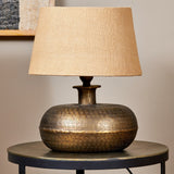 Lumbu Small Lamp Base - Antique Brass
