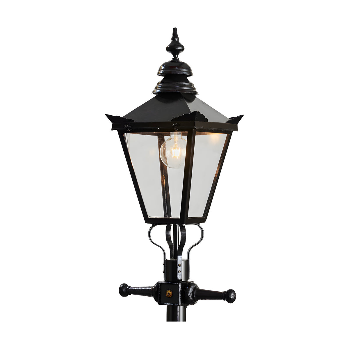 Victorian Cast Iron Replacement Lantern 77mm Fitting - Black