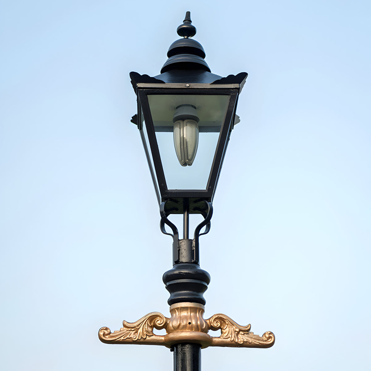 Victorian Cast Iron Replacement Lantern 77mm Fitting - Black
