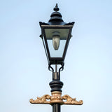 Victorian Cast Iron Replacement Lantern 77mm Fitting - Black