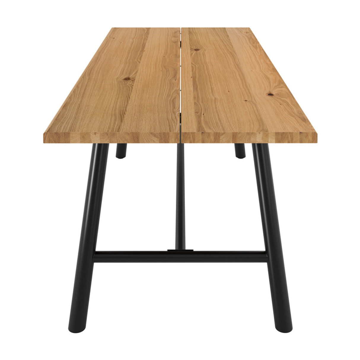 Louie Dining Table - Tawny with Black